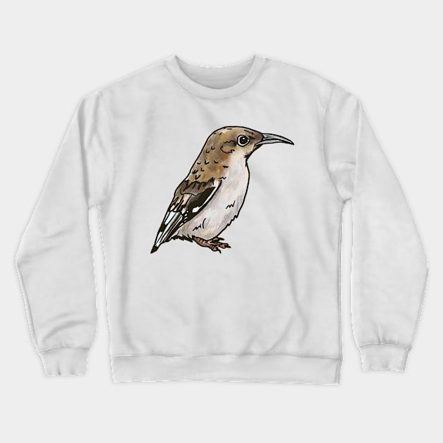 Brown Creeper Crewneck Sweatshirt by shehitsback